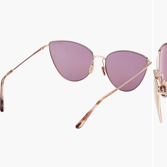 Authentic Tom Ford sunglass . Pink lens beautiful hue. main image 5